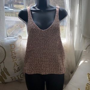 Harper Heritage- Sleeveless Sweater Knit Tank S